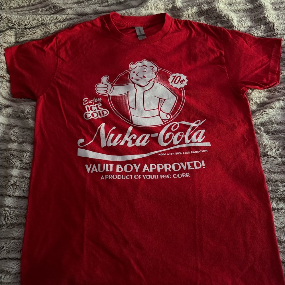 Fallout Nuka-Cola Mens Medium Red T Shirt